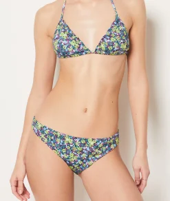 Etam Floral Bikini Bottom Brief BLUEGREENPRINT Cheap