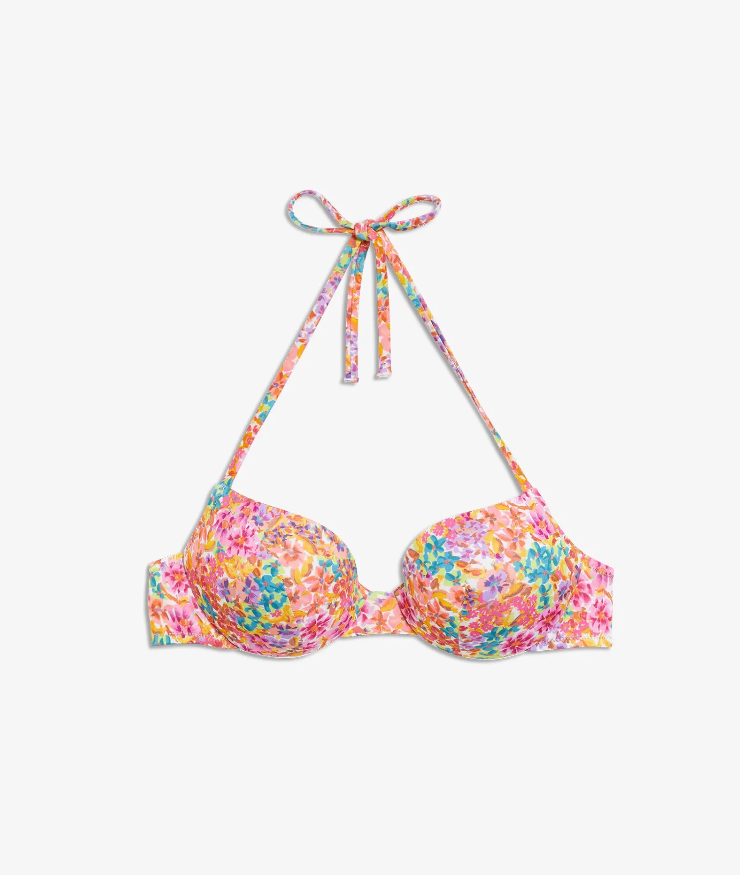 Etam Floral Push-up Bikini Top MULTICOLOURED Clearance