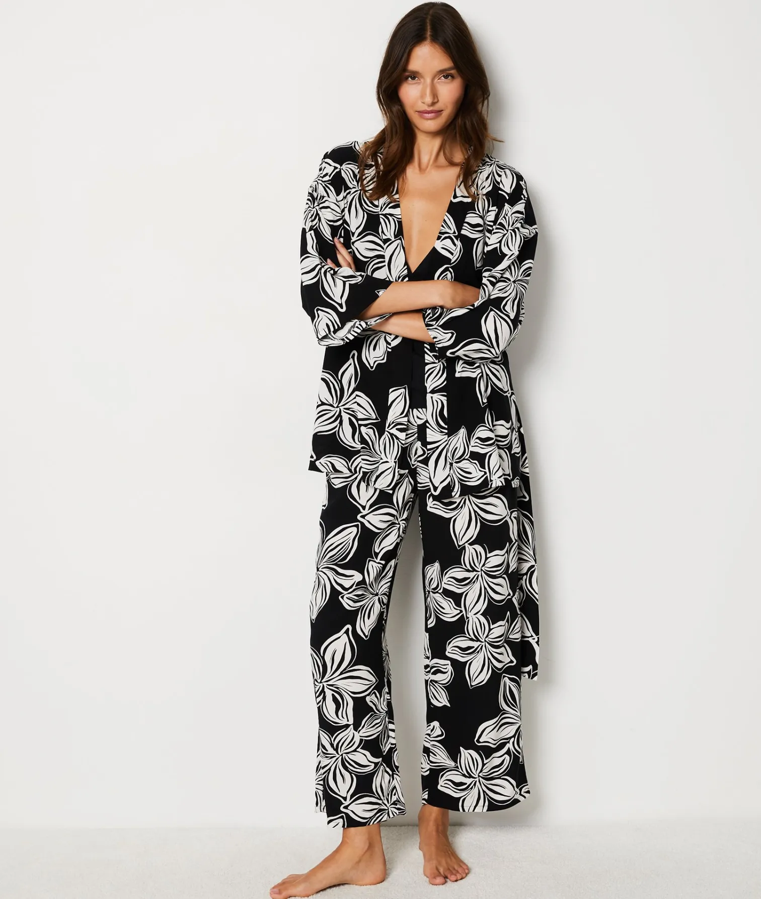 Etam Floral Robe BLACK Sale