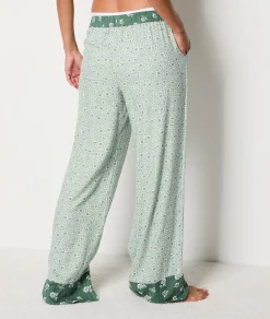 Etam Floral Trousers NILEGREEN Shop