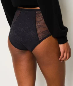 Etam Flux abondant - Culotte taille haute de règles NOIR Flash Sale