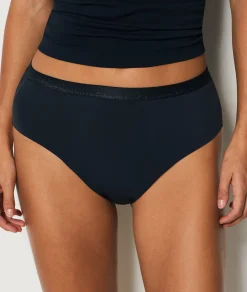 Etam Flux abondant - Culotte taille haute NOIR Shop