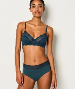 Etam Flux abondant - shorty de règle en coton ENCRE Sale