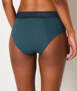Etam Flux abondant - shorty de règle en coton ENCRE Sale