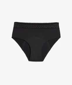 Etam Flux abondant - shorty de règle en coton NOIR Cheap