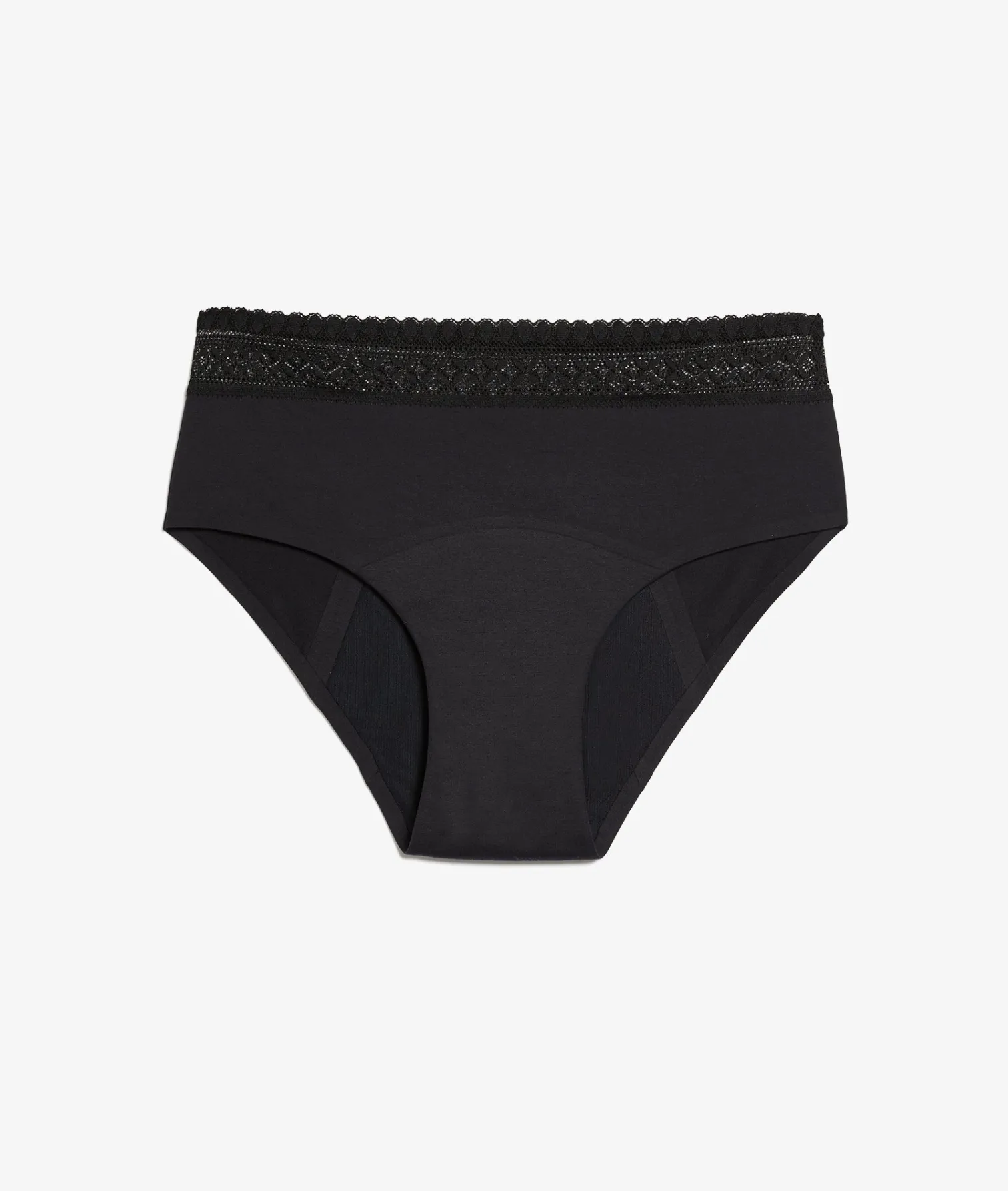 Etam Flux abondant - shorty de règle en coton NOIR Cheap