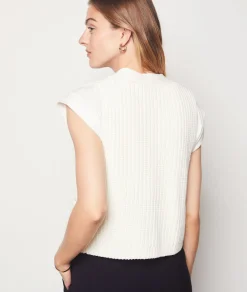 Etam Gilet sans manches ECRU Best Sale