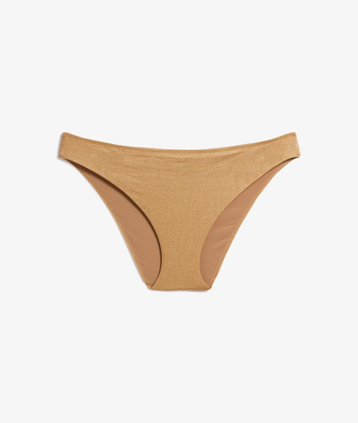 Etam Glitter Bikini Bottom Gold Cheap