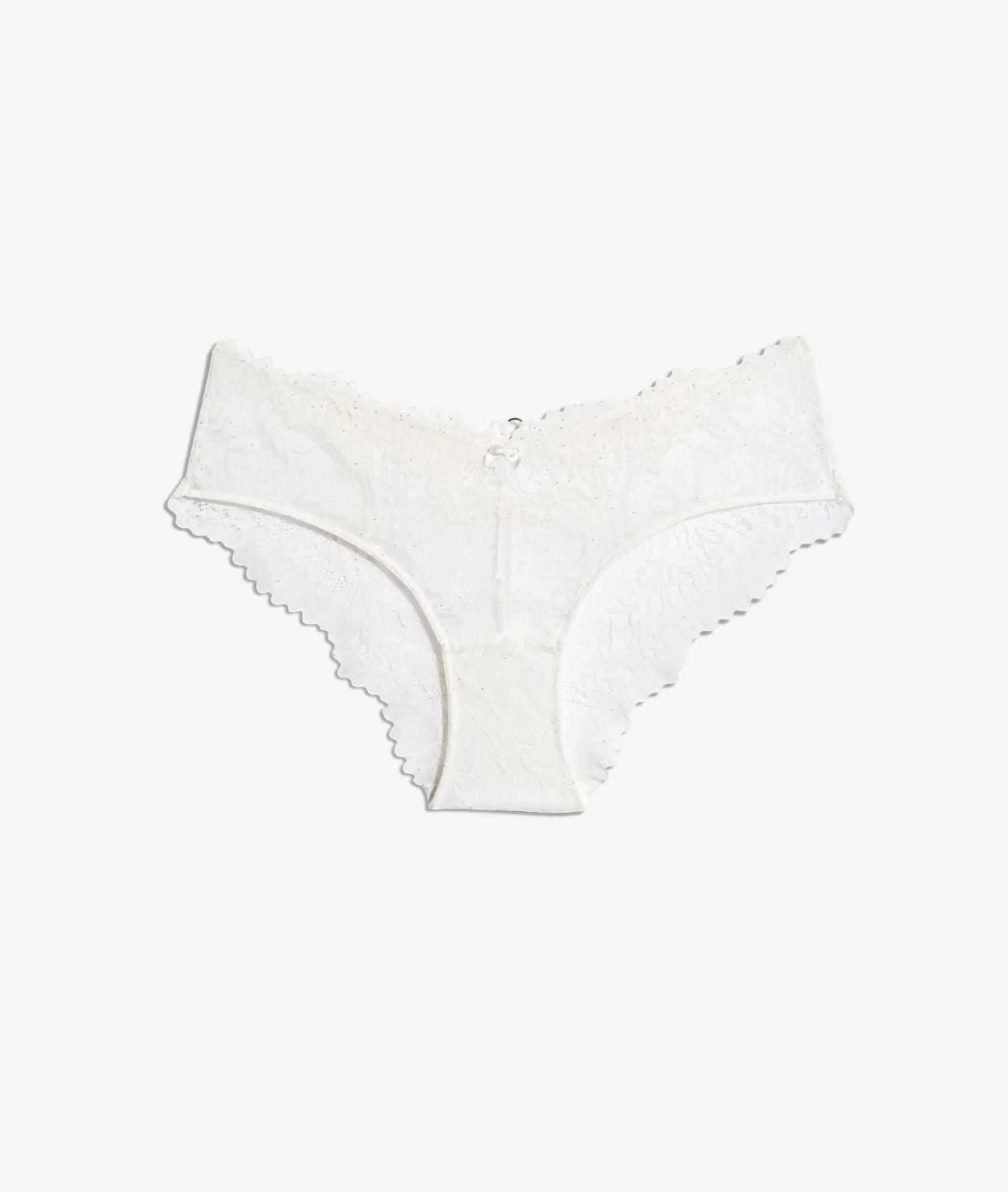 Etam Glitter Lace Boyshort ECRU Clearance