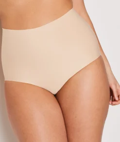 Etam High Waist Bikini - Firm Control NUDE Hot