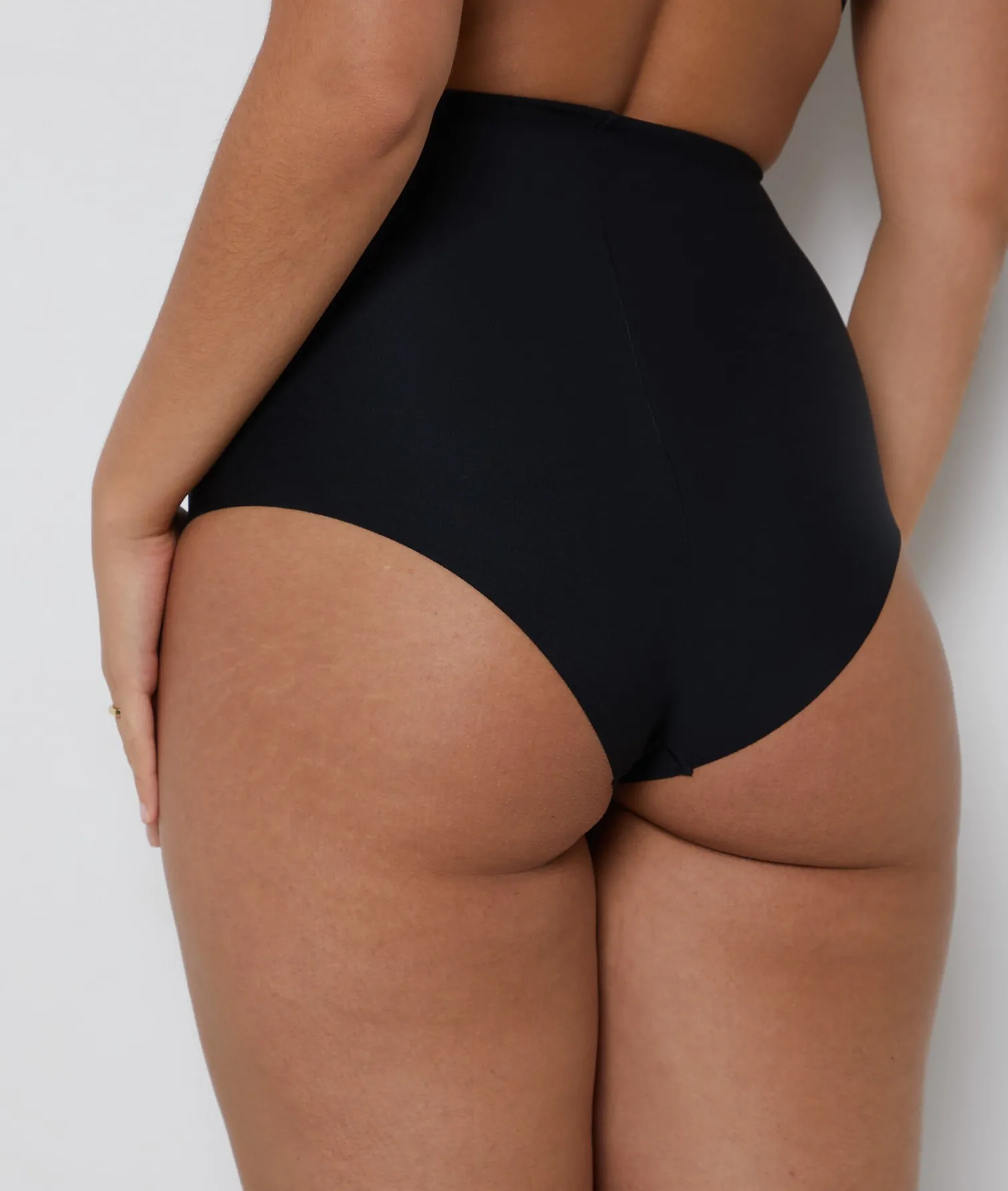 Etam High Waist Bikini - Firm Control BLACK Flash Sale
