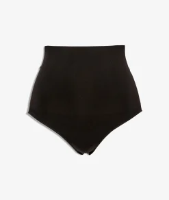 Etam High Waist Bikini - Medium Control BLACK Hot