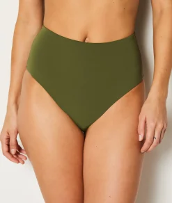 Etam High Waist Bikini Bottom KAKI Best