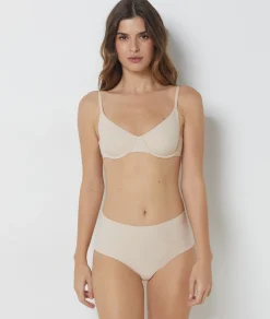 Etam High Waist Microfiber Bikini LINEN Best Sale