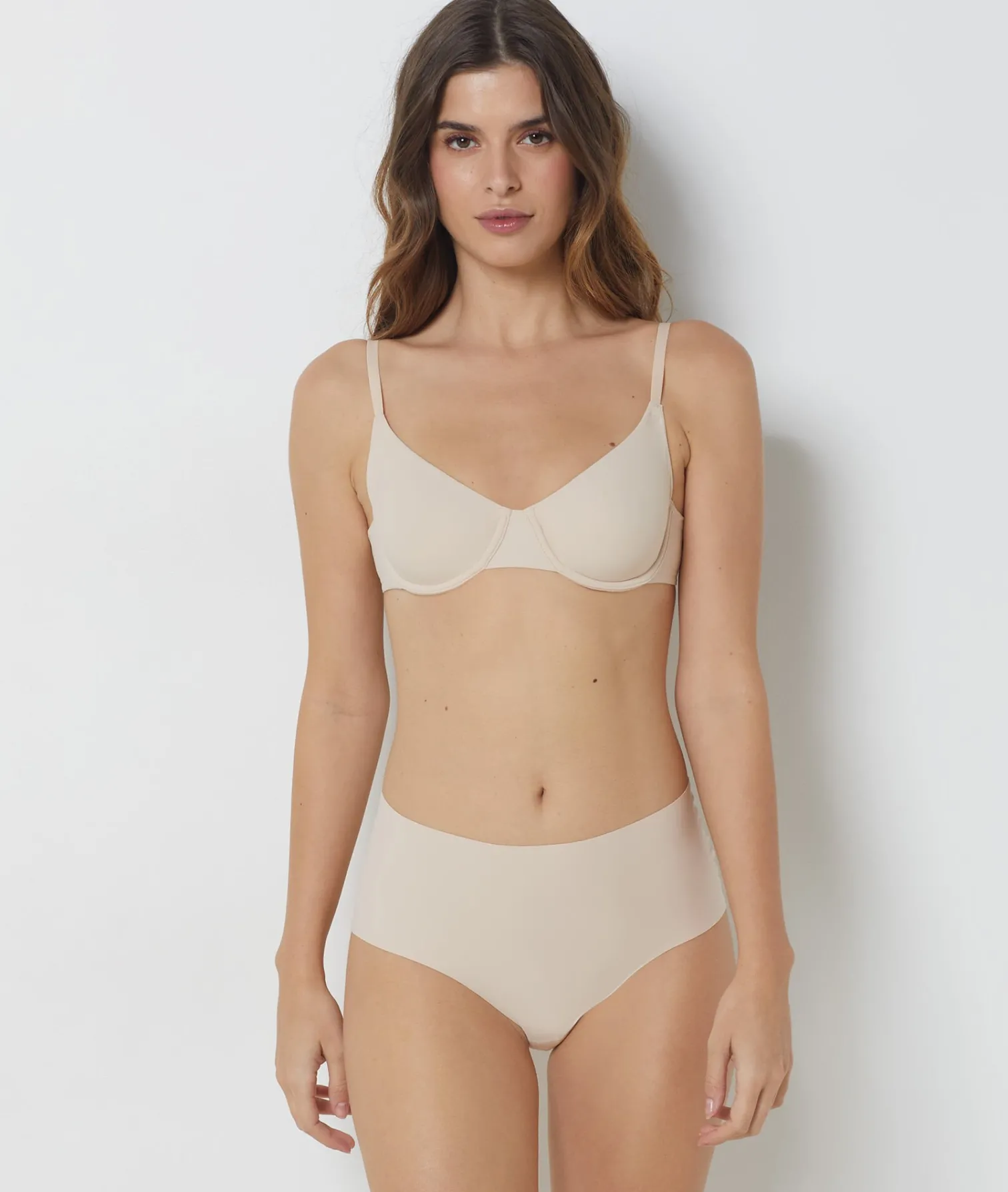 Etam High Waist Microfiber Bikini LINEN Best Sale
