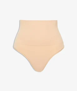 Etam High Waist Thong - Medium Control NUDE Store