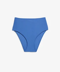 Etam High-Waist Bikini Brief with Ring Detail Bikini Bottom BLUE Flash Sale