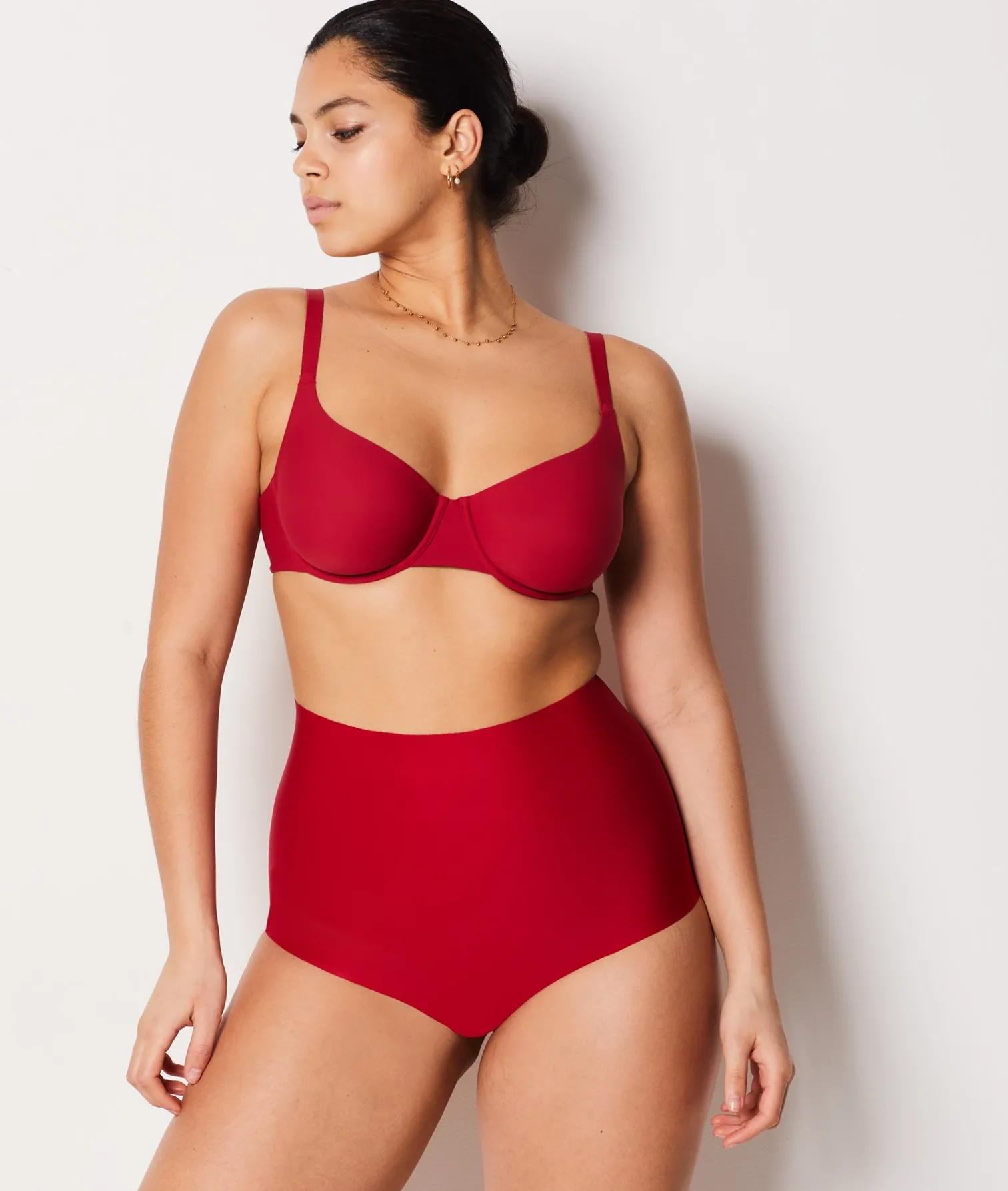Etam High-Waist Shaping Brief - Strong Support RED Outlet