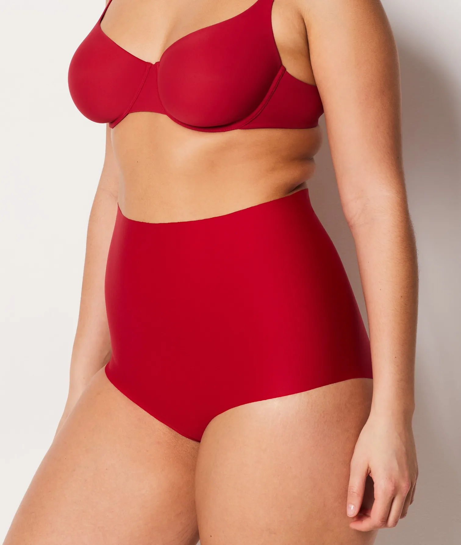 Etam High-Waist Shaping Brief - Strong Support RED Outlet