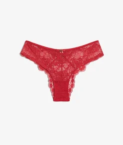Etam Hipster en dentelle détais bijoux ROUGE Fashion
