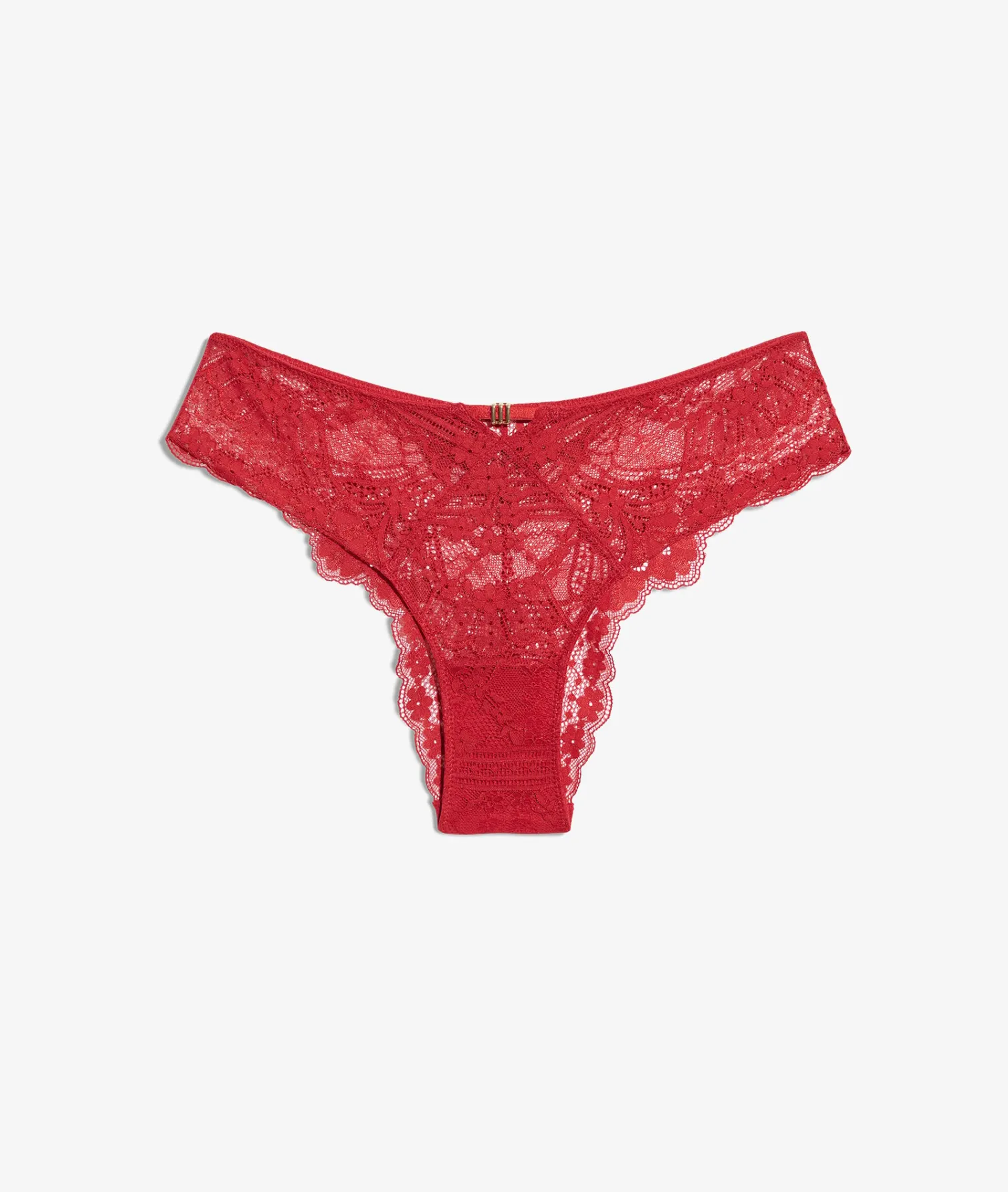 Etam Hipster en dentelle détais bijoux ROUGE Fashion