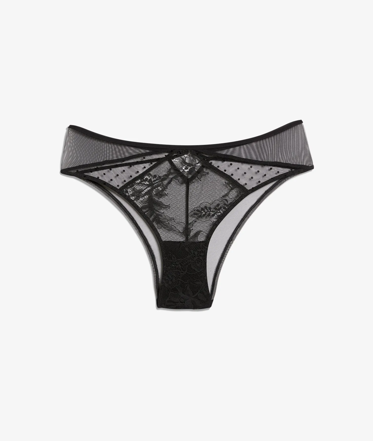 Etam Hipster in Tulle and Lace BLACK Hot