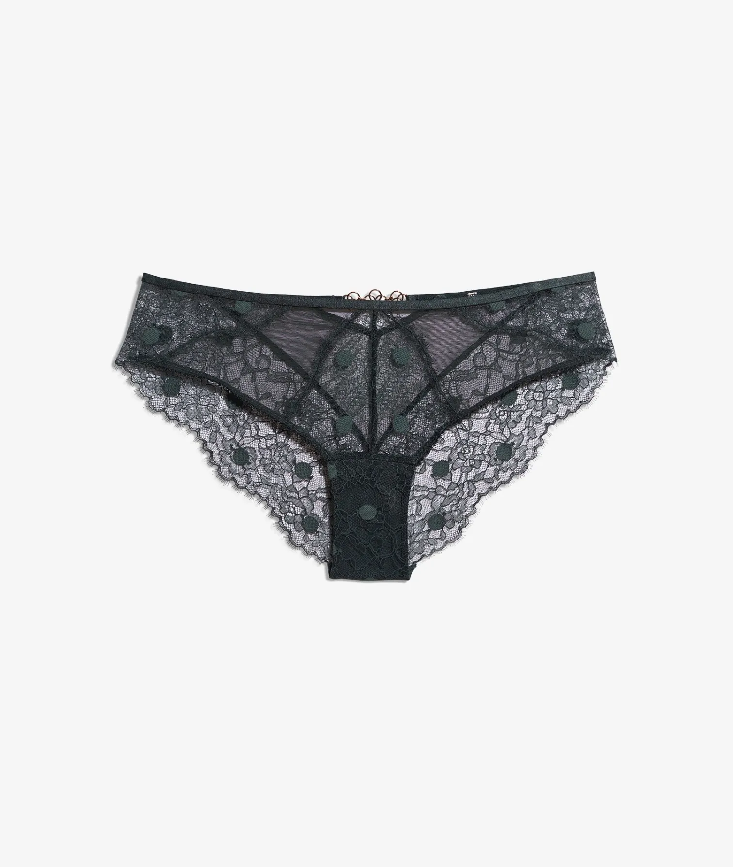 Etam Hipster in Tulle and Lace KHAKI Best