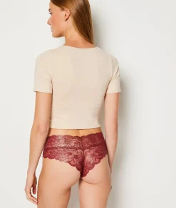 Etam Hipster V-shape en dentelle irisée CARDINAL Online