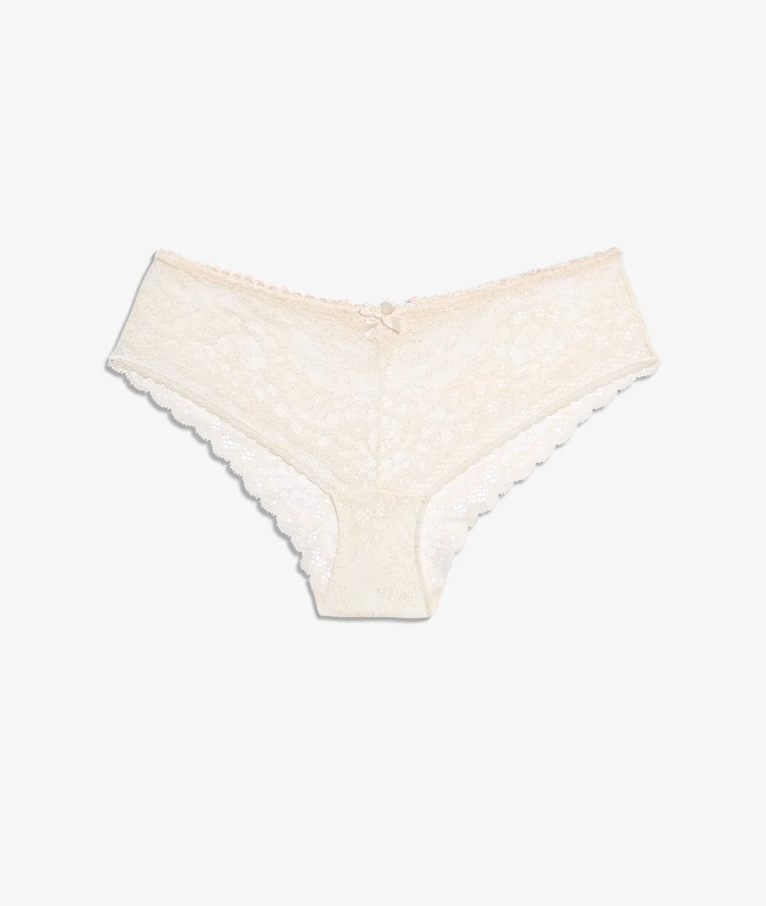 Etam Iridescent Lace Boyshort ECRU Best Sale