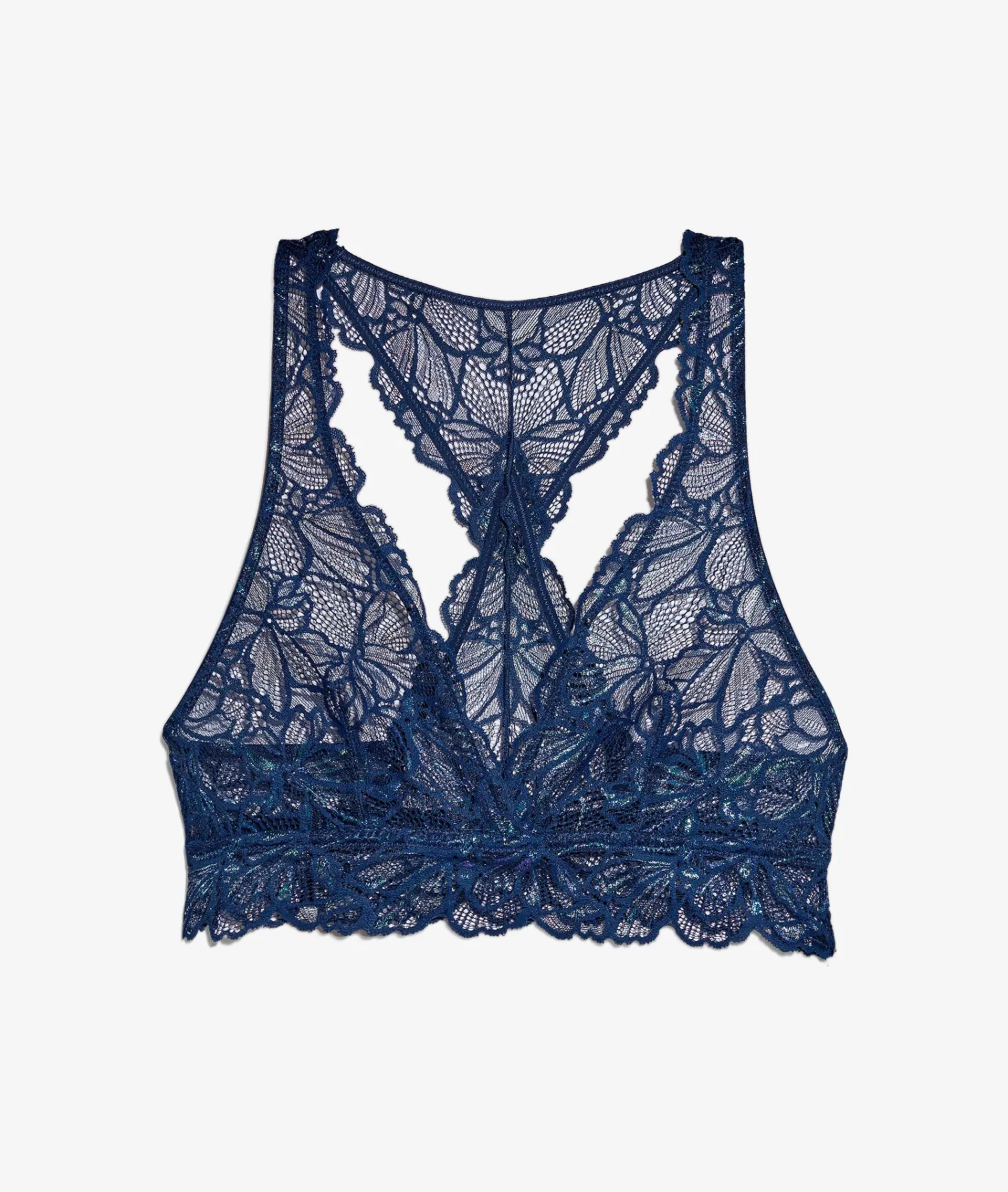 Etam Iridescent Lace Bralette BLEUNUIT Clearance