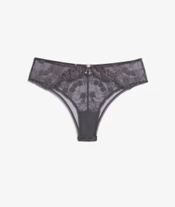 Etam Iridescent Lace Hipster GREY Discount