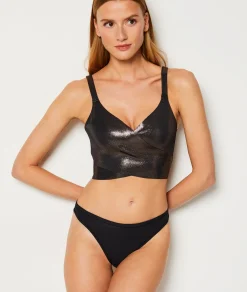 Etam Iridescent No Bra Effect Bralette COPPER Best Sale