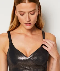Etam Iridescent No Bra Effect Bralette COPPER Best Sale