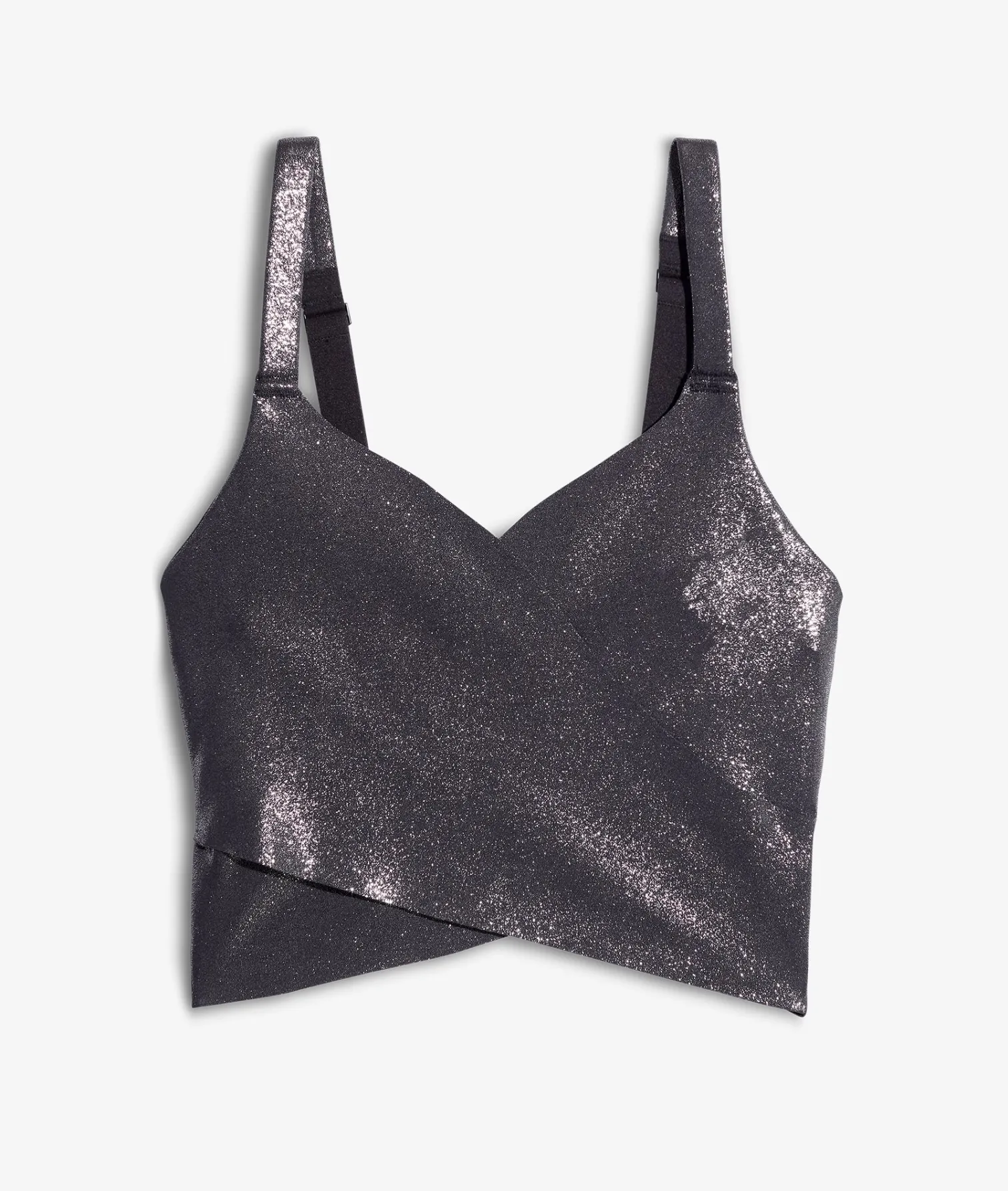 Etam Iridescent No Bra Effect Bralette IMPFDBLACK Hot
