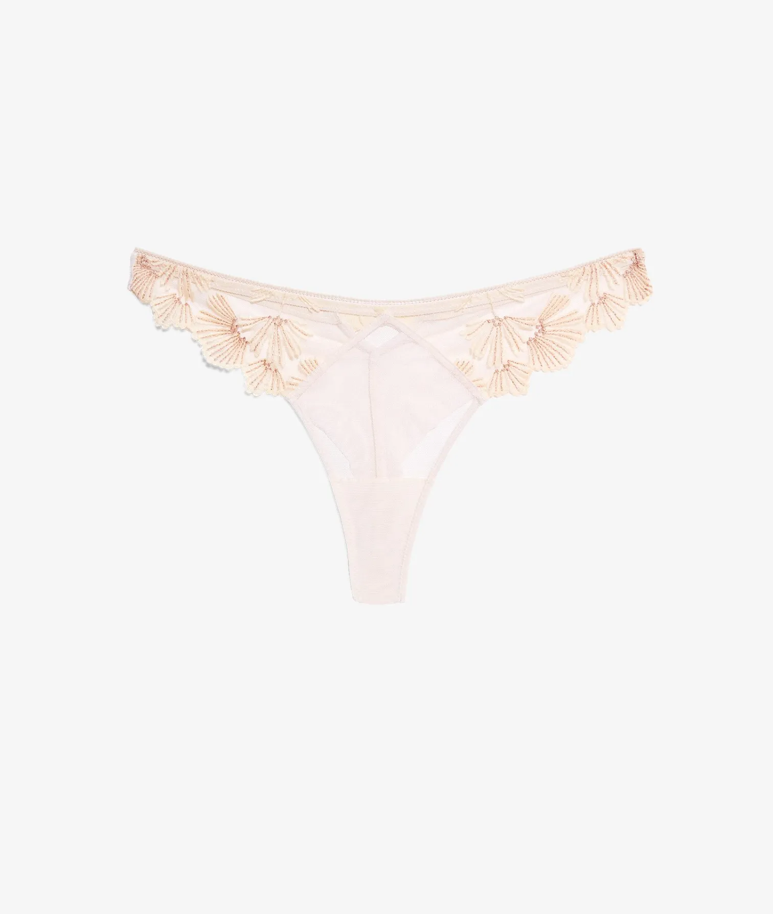 Etam Iridescent Tulle Tanga PEARL Best Sale