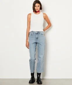 Etam Jean coupe droite avec clous BLEUROYAL Clearance