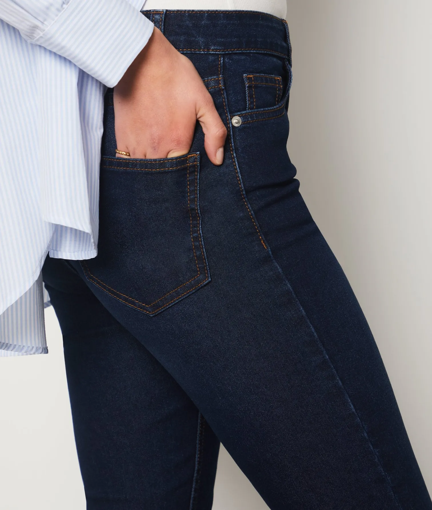 Etam Jean coupe skinny BLEUNUIT Flash Sale