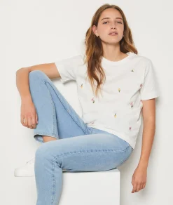 Etam Jean coupe slim BLEUCIEL Cheap