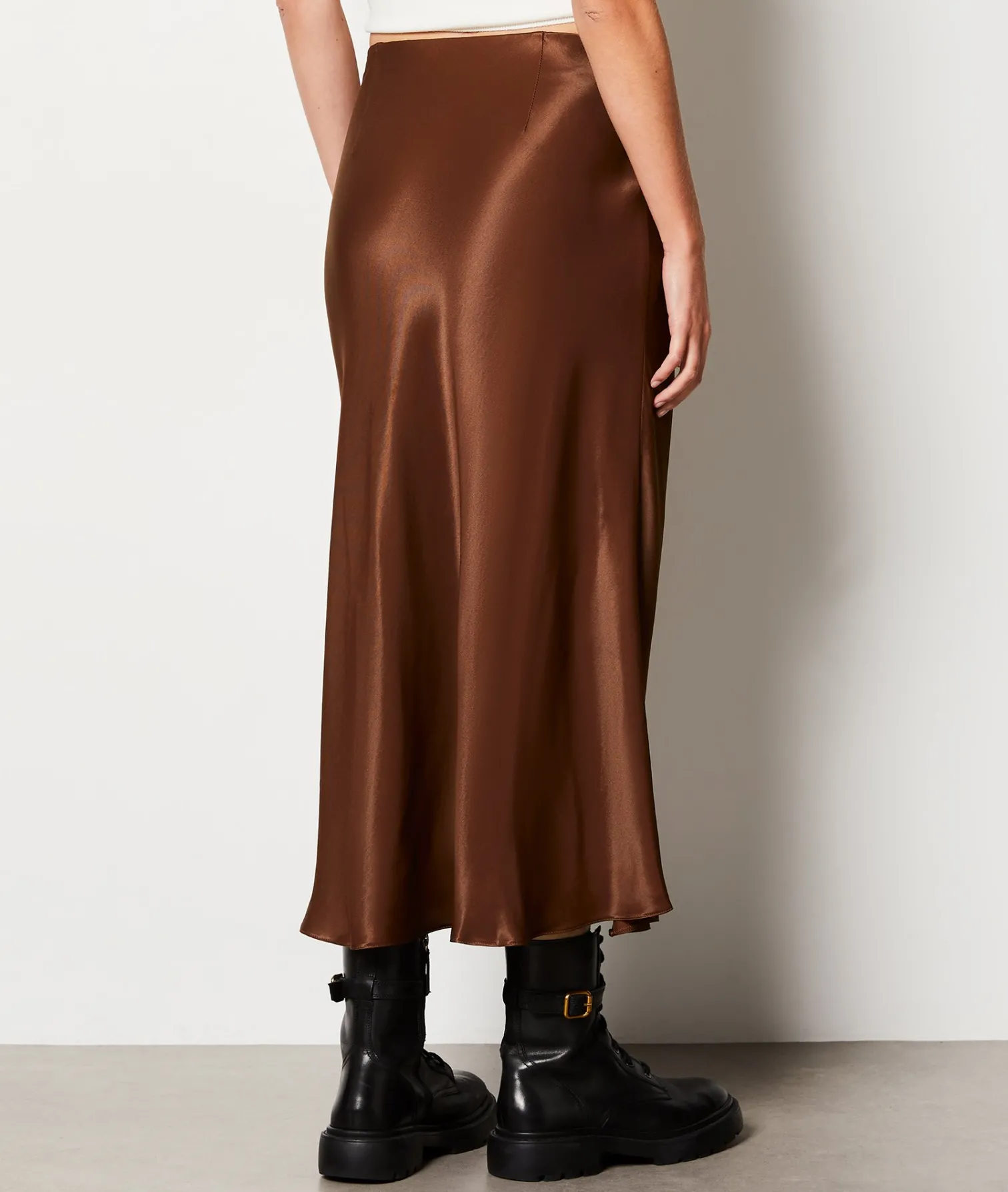 Etam Jupe longue fluide CHOCOLAT Sale
