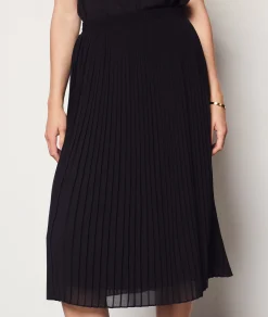 Etam Jupe longue plissée NOIR Outlet