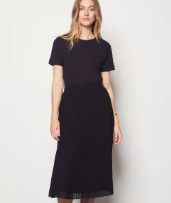 Etam Jupe longue plissée NOIR Outlet