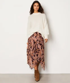 Etam Jupe longue plissée IMPFDNOIR Best Sale