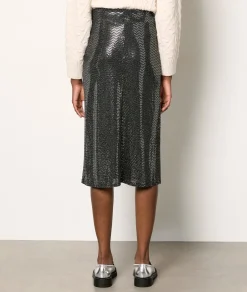 Etam Jupe midi irisée NOIR Clearance