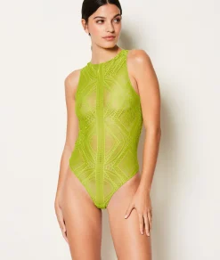 Etam Lace Bodysuit NILEGREEN New