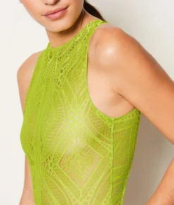 Etam Lace Bodysuit NILEGREEN New