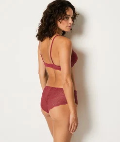 Etam Lace Boyshort GARNETBORDEAUX Fashion