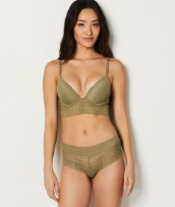 Etam Lace Boyshort KHAKI Discount