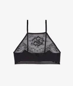 Etam Lace Bralette BLACK Discount