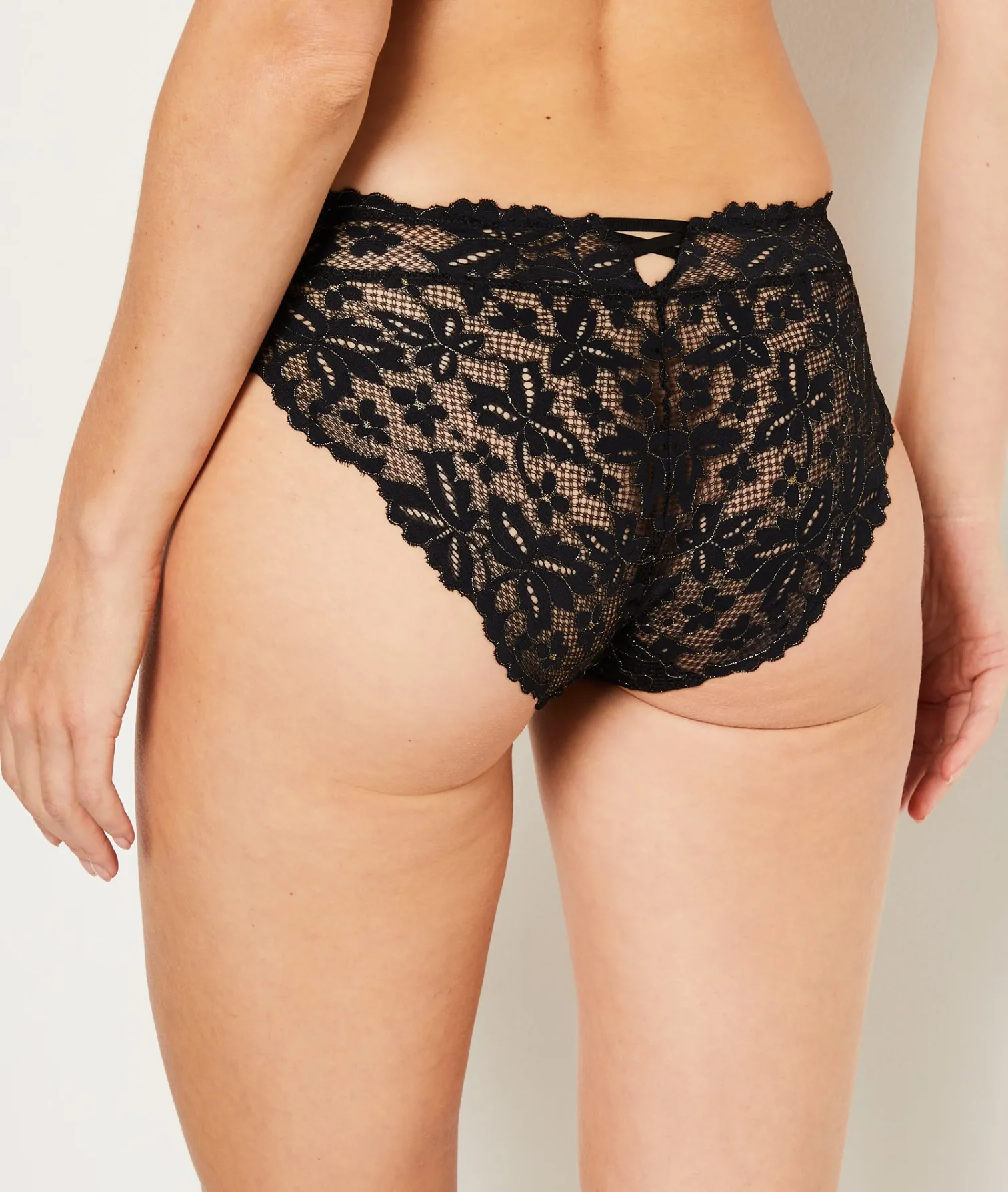 Etam Lace Brief IMPFDBLACK Best Sale