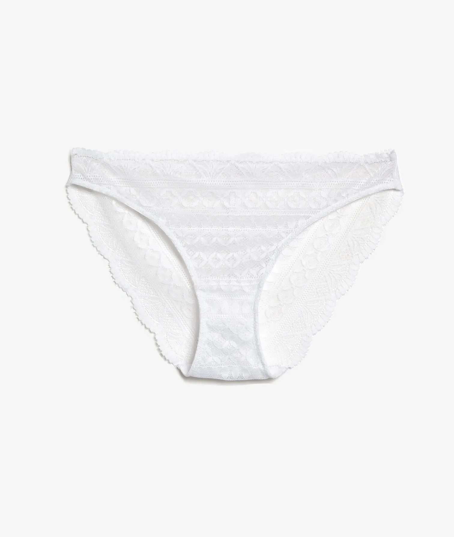 Etam Lace Brief BLANC Flash Sale
